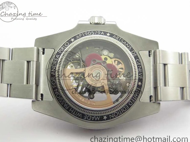 0224 Durable Andrea Pirlo Project Skeleton Submariner SS VRF Best Edition on SS Bracelet SA 2985